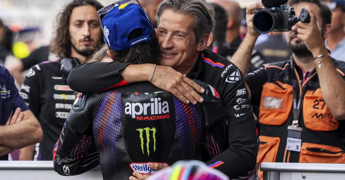 MotoGP 2026. GP del Regno Unito a Silverstone. Massimo Rivola e la sfida Mart&iacute;n-Bezzecchi: "La squadra &egrave; con Marco al 100%, cos&igrave; come lo &egrave; con Jorge"