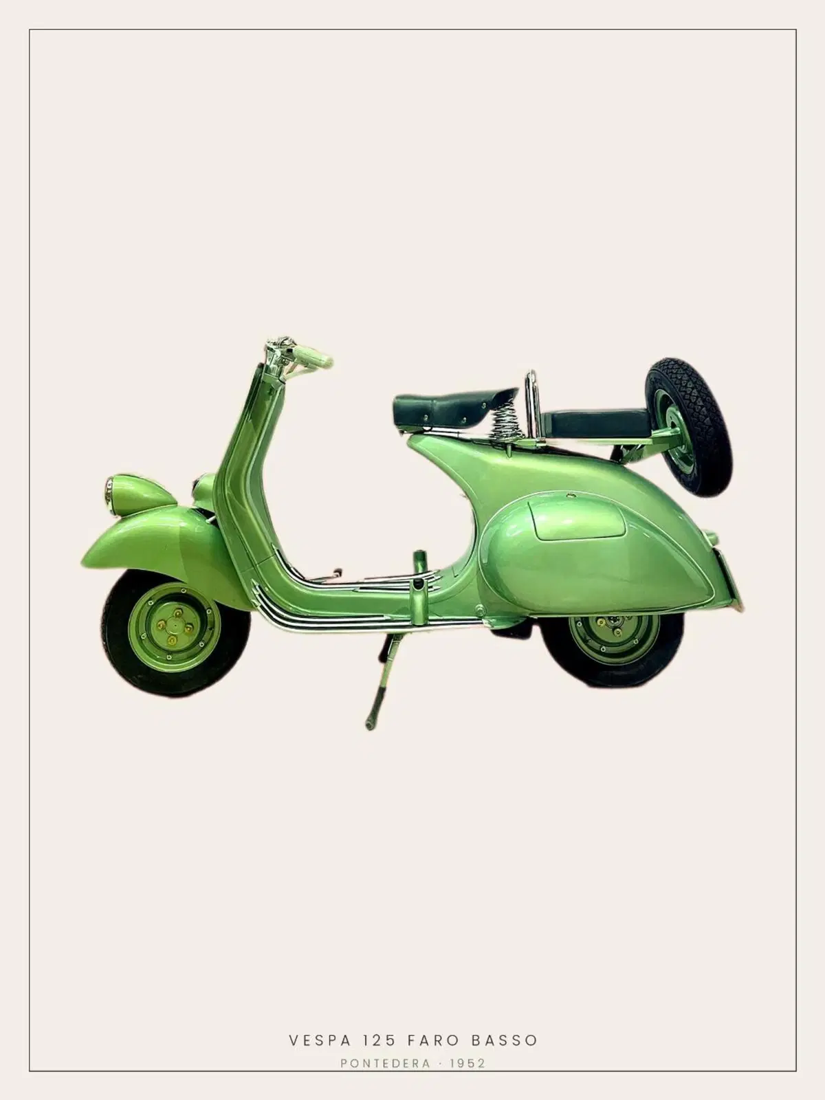 Piaggio Vespa 125 Faro Basso 1952 (2)