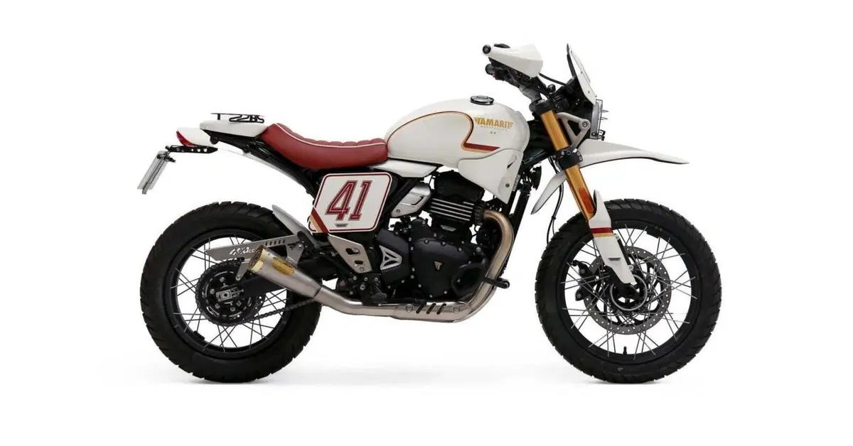 Miura, la versione pimpata da Tamarit della Triumph Scrambler 400
