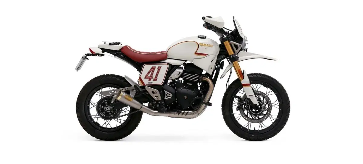 Miura, la versione pimpata da Tamarit della Triumph Scrambler 400
