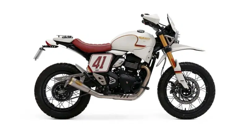 Miura, la versione pimpata da Tamarit della Triumph Scrambler 400