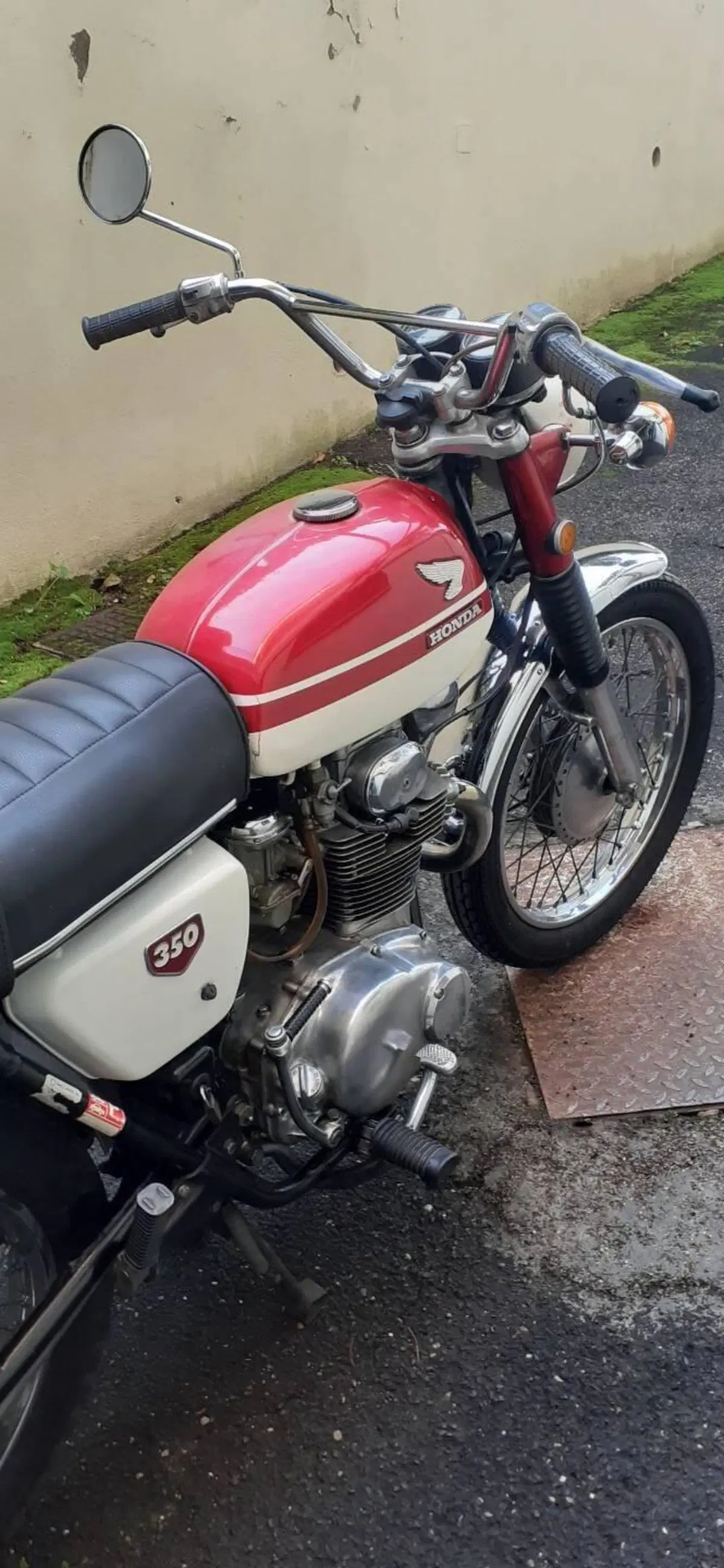 Honda 350 scrambler  (2)