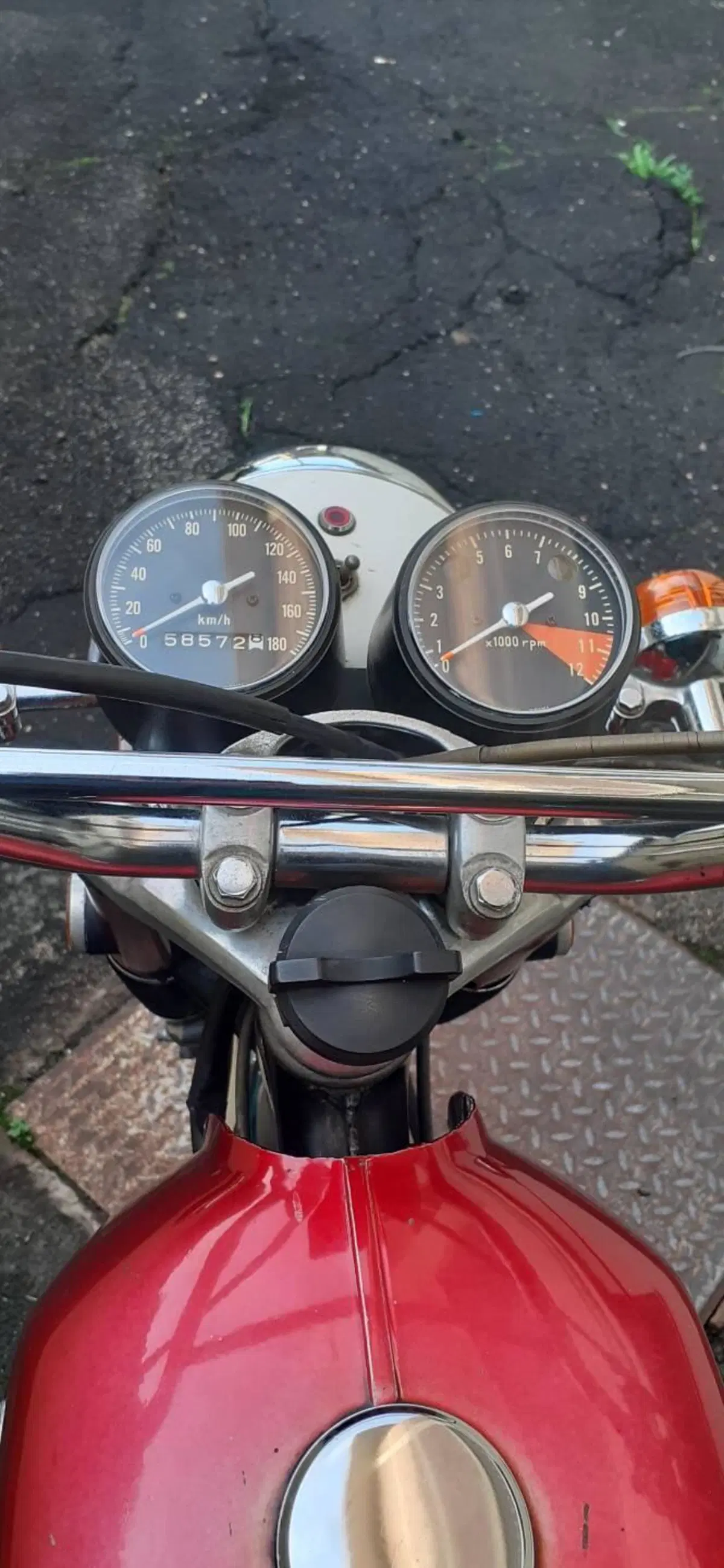 Honda 350 scrambler  (4)