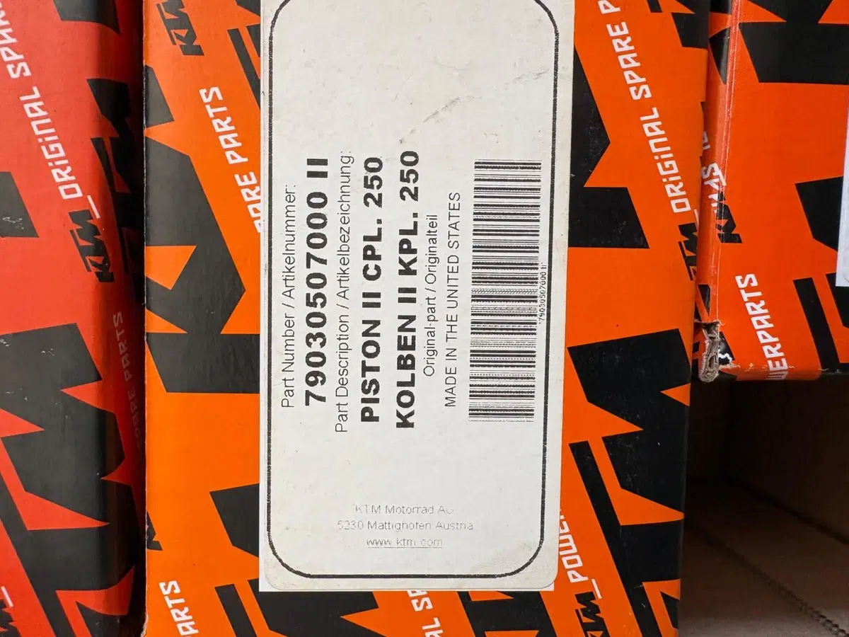 Pistoni usati Ktm sxf 250 (2)