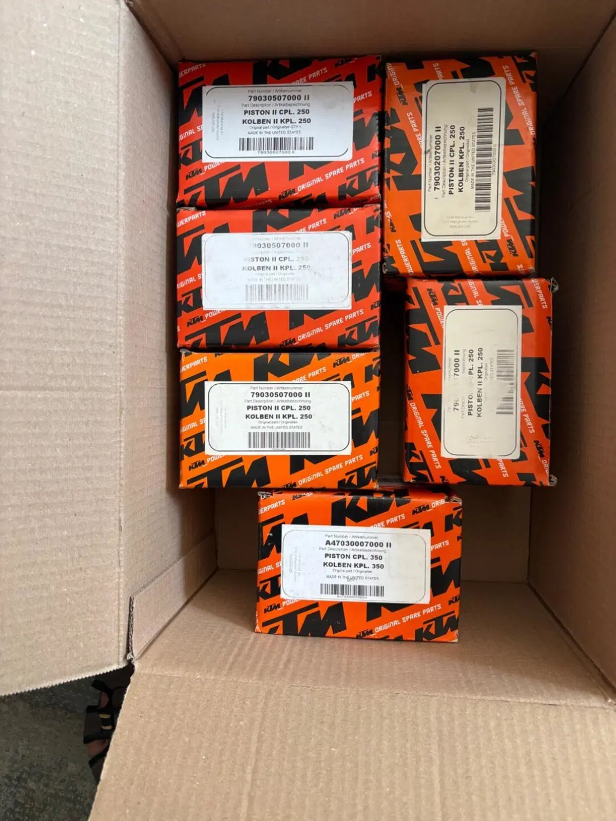 Pistoni usati Ktm sxf 250 (3)