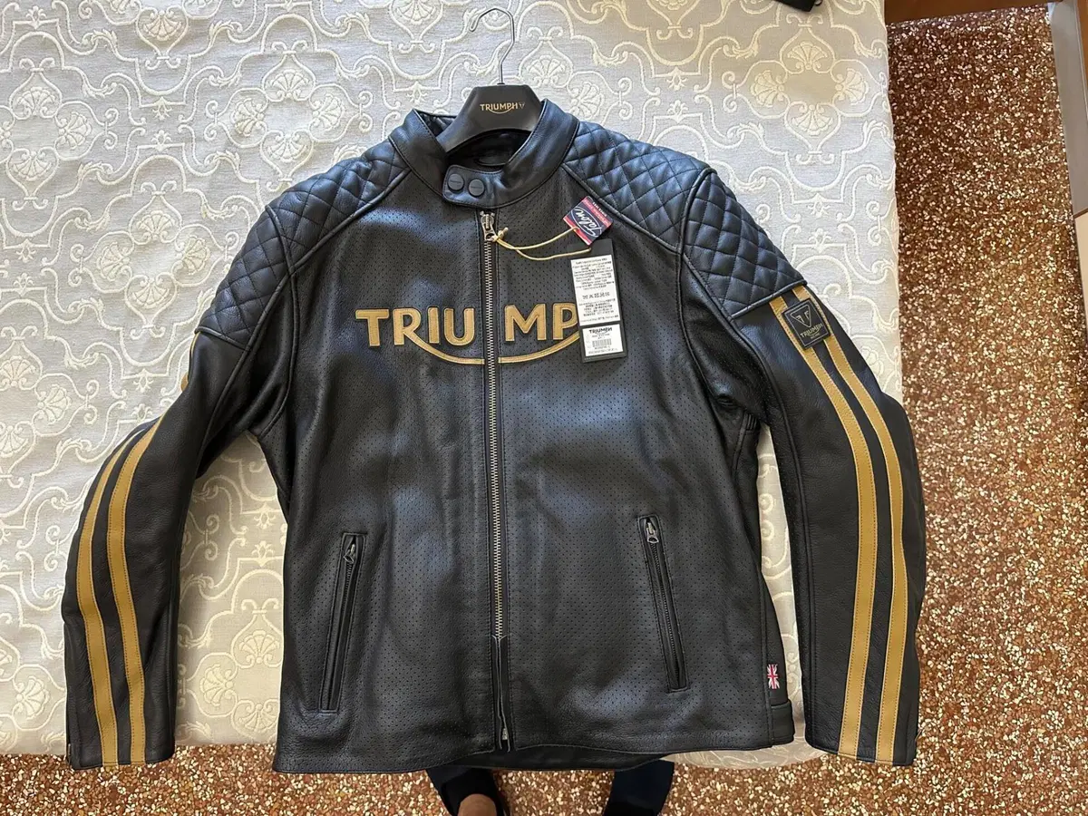 Giacca pelle Triumph BRADDAN AIR RACE LTHR JKT