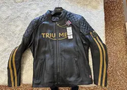Giacca pelle Triumph BRADDAN AIR RACE LTHR JKT
