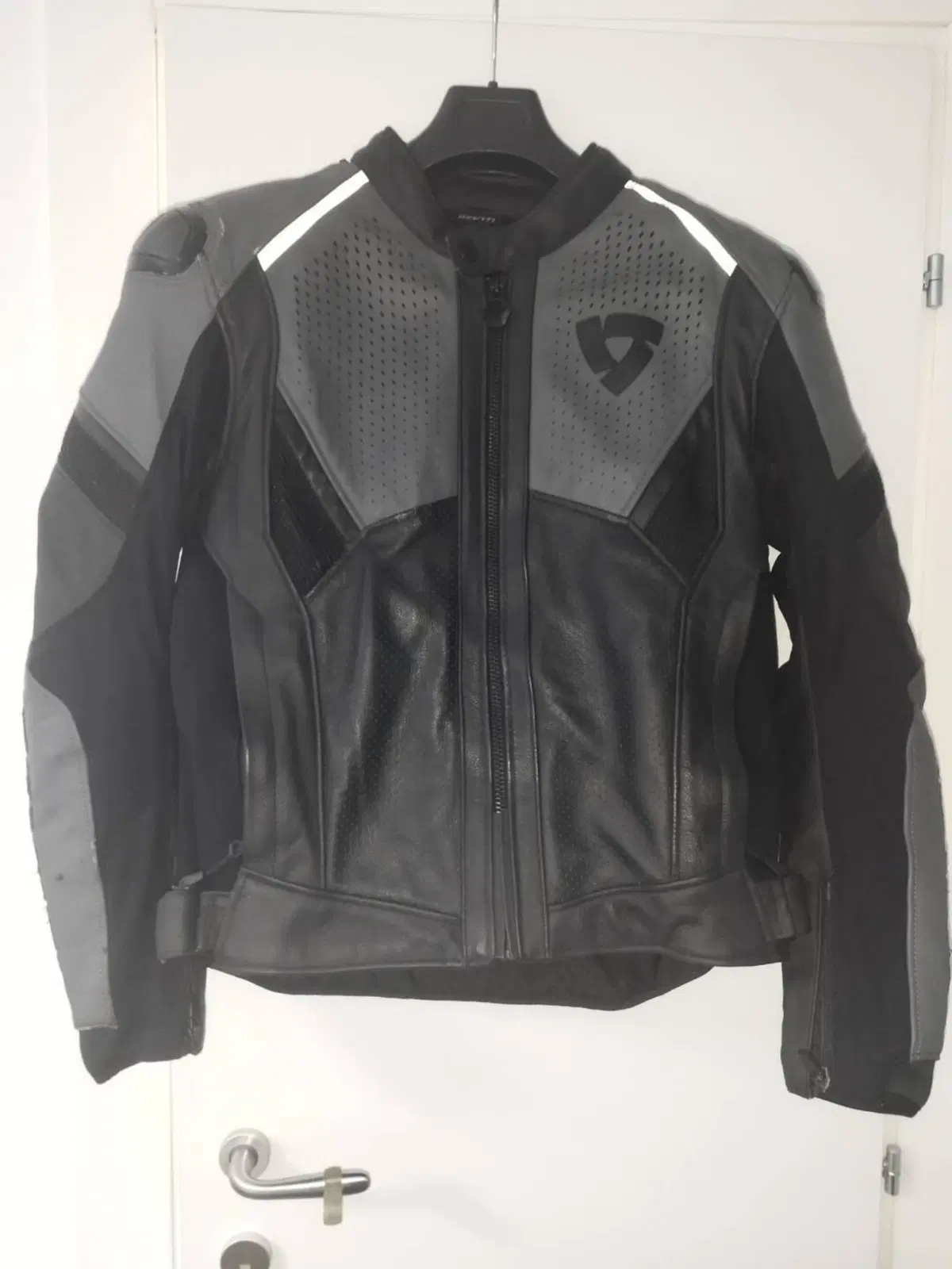 completo pelle MOTO Giacca+ Pantaloni REV'IT!TG 50 (4)