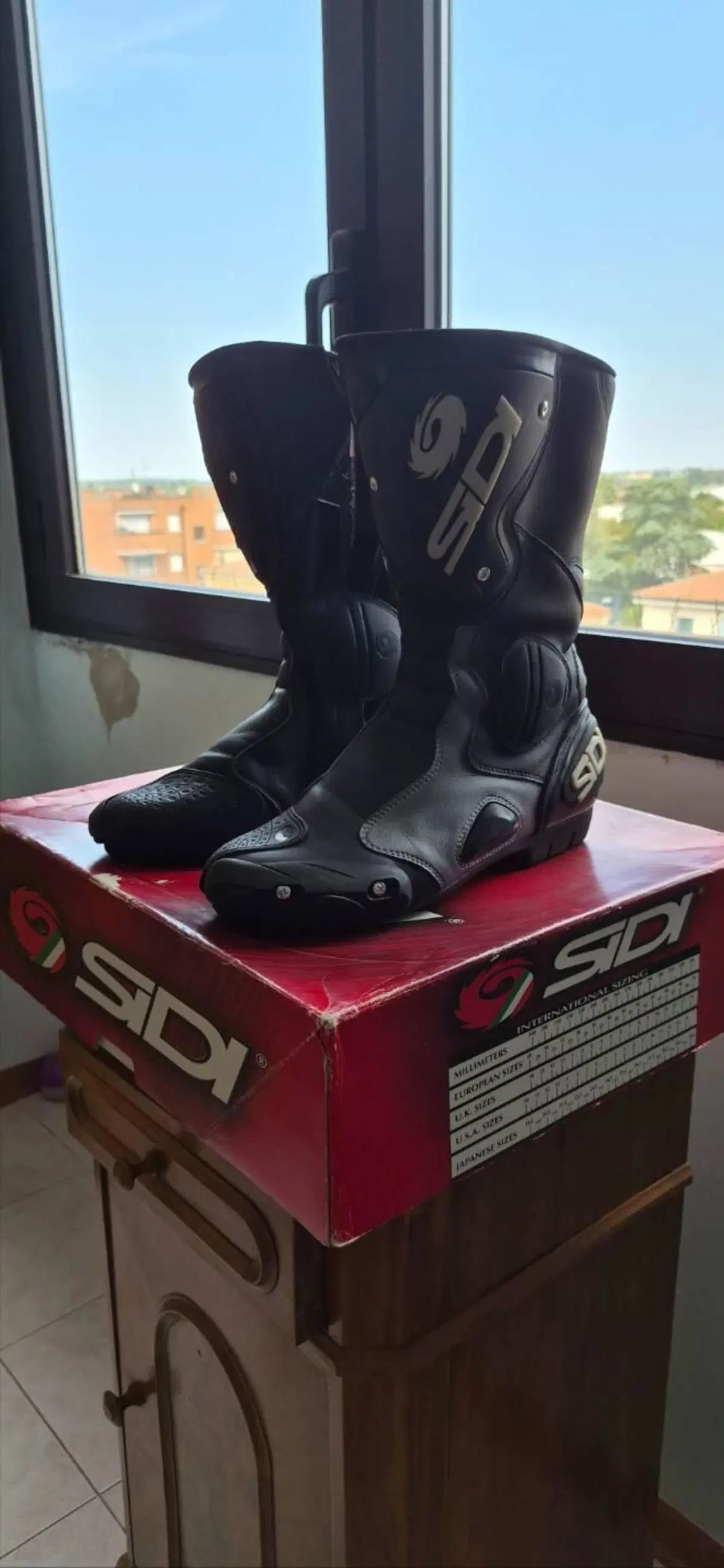 Stivali moto Sidi B-One – Taglia 44 – Pari al nuov