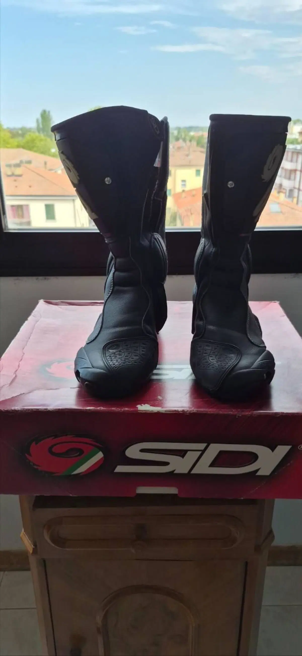 Stivali moto Sidi B-One – Taglia 44 – Pari al nuov (2)