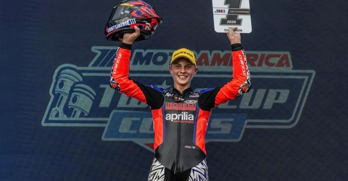 MotoAmerica: Vossberg e Aprilia campioni a 16 anni