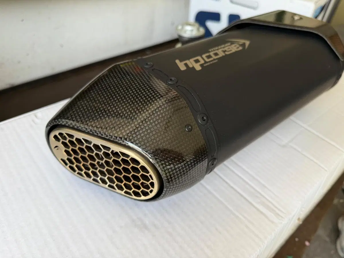 Scarico R1300GS carbonio Hp Corse (3)