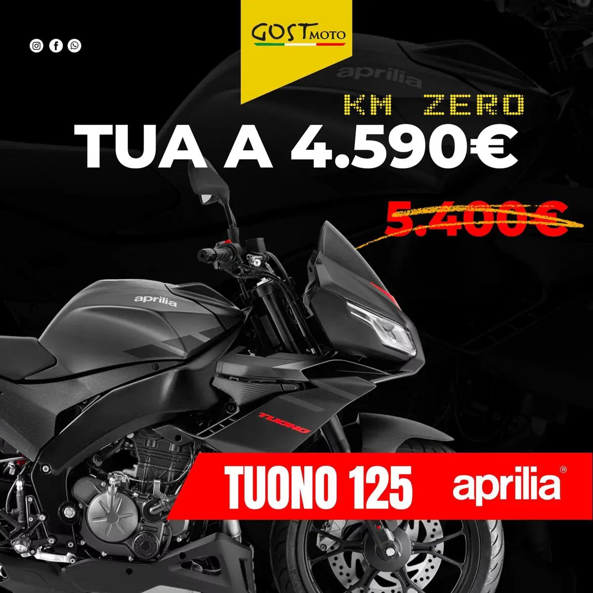 Aprilia Tuono 125 (2025 - 26)