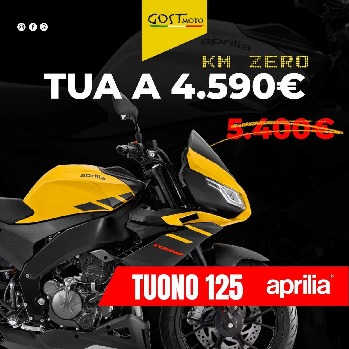 Aprilia Tuono 125 (2025 - 26)