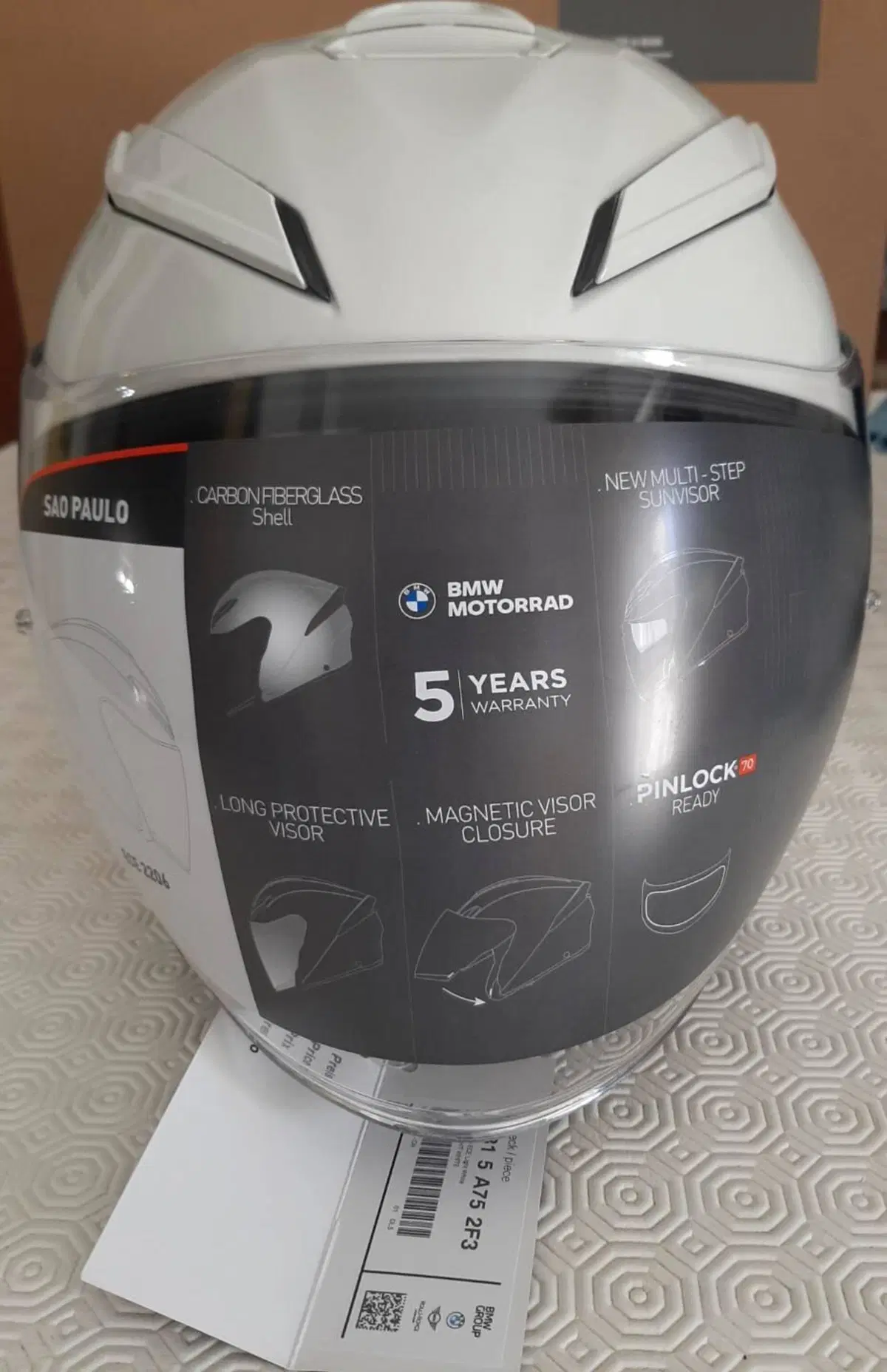 CASCO BMW mod. SAO PAULO taglia L 59-60 Nuovo mai (5)