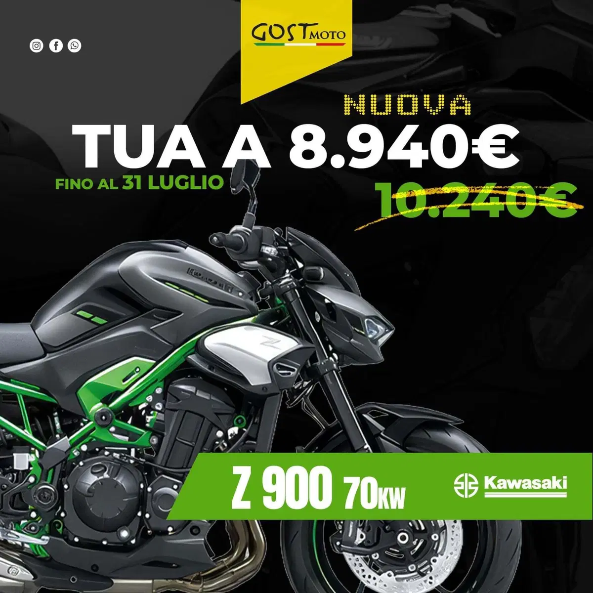 Kawasaki Z 900 A2 (2025 - 26)