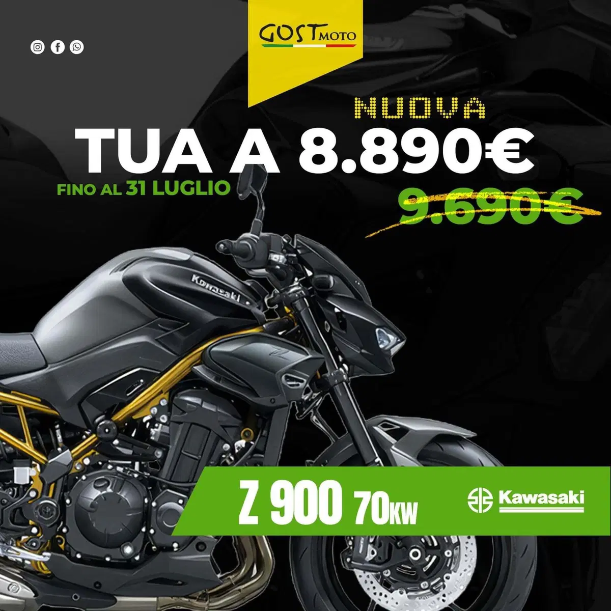Kawasaki Z 900 A2 (2025 - 26)