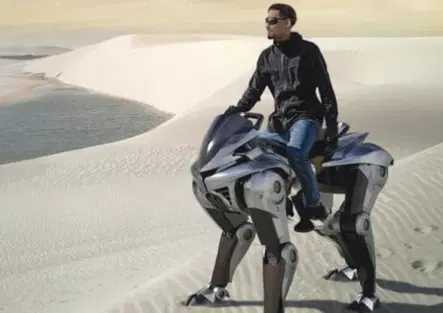 Corleo, il cavallo robotico di Kawasaki si guiderà con il corpo e un giubbotto inerziale