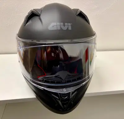 GIVI 50.9 Sport, casco integrale nero opaco, tagli
