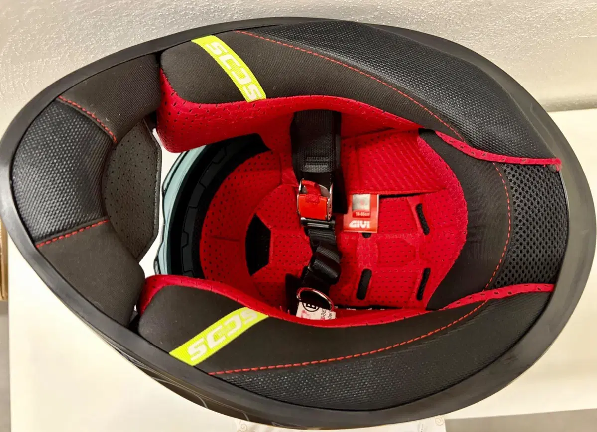 GIVI 50.9 Sport, casco integrale nero opaco, tagli (6)