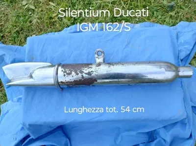 Marmitta scarico silenziatore per vari modelli di Lafranconi Silentium originali dell'epoca