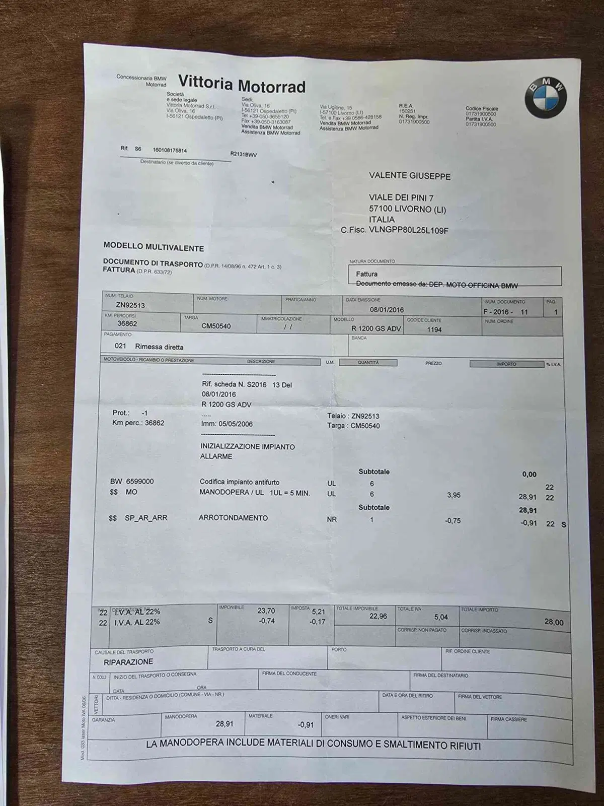 Bmw R 1200 GS Adventure (2006 - 07) (40)