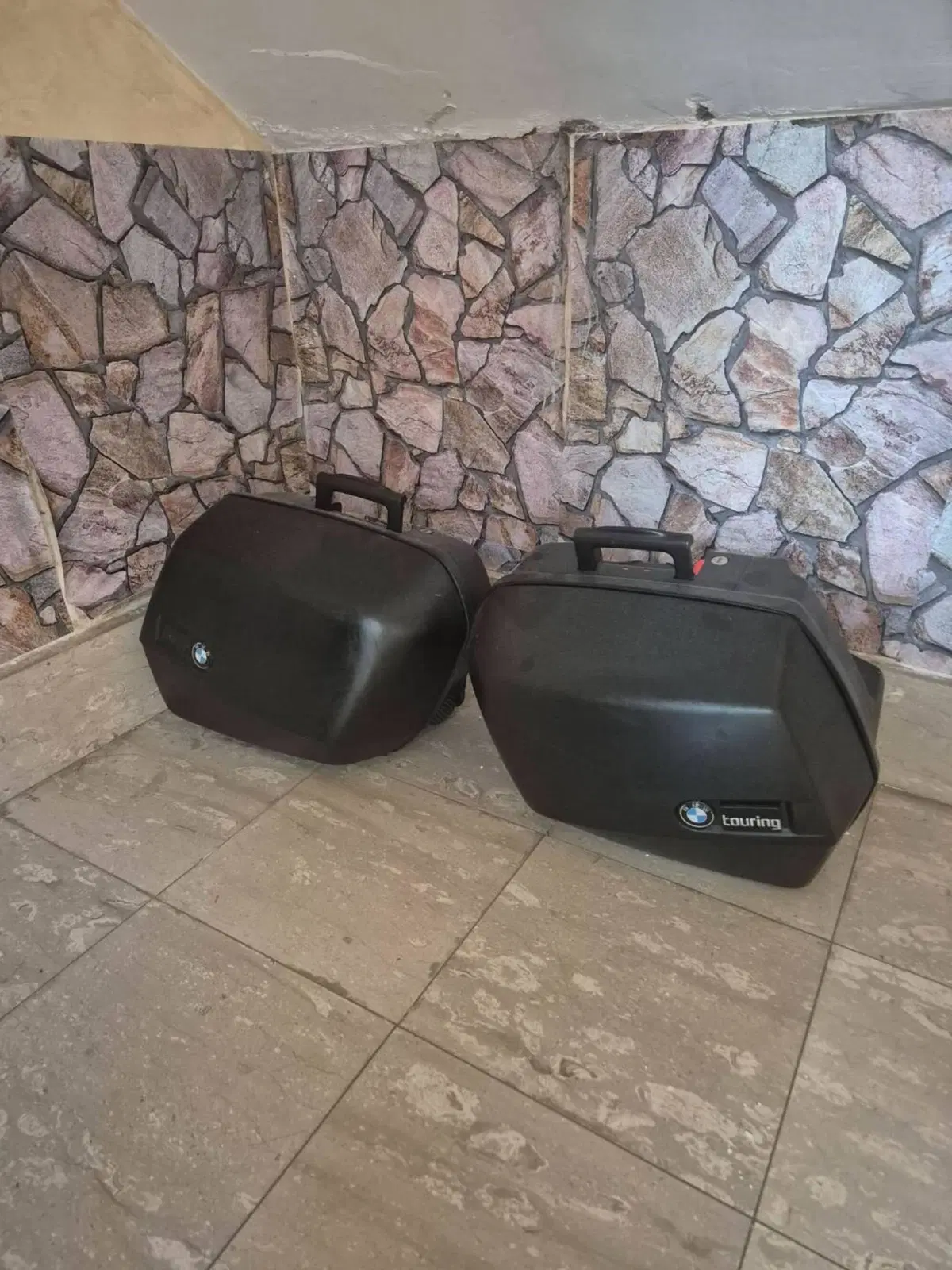 Bauli laterali e posteriori blocco cambio BMW R850 (4)