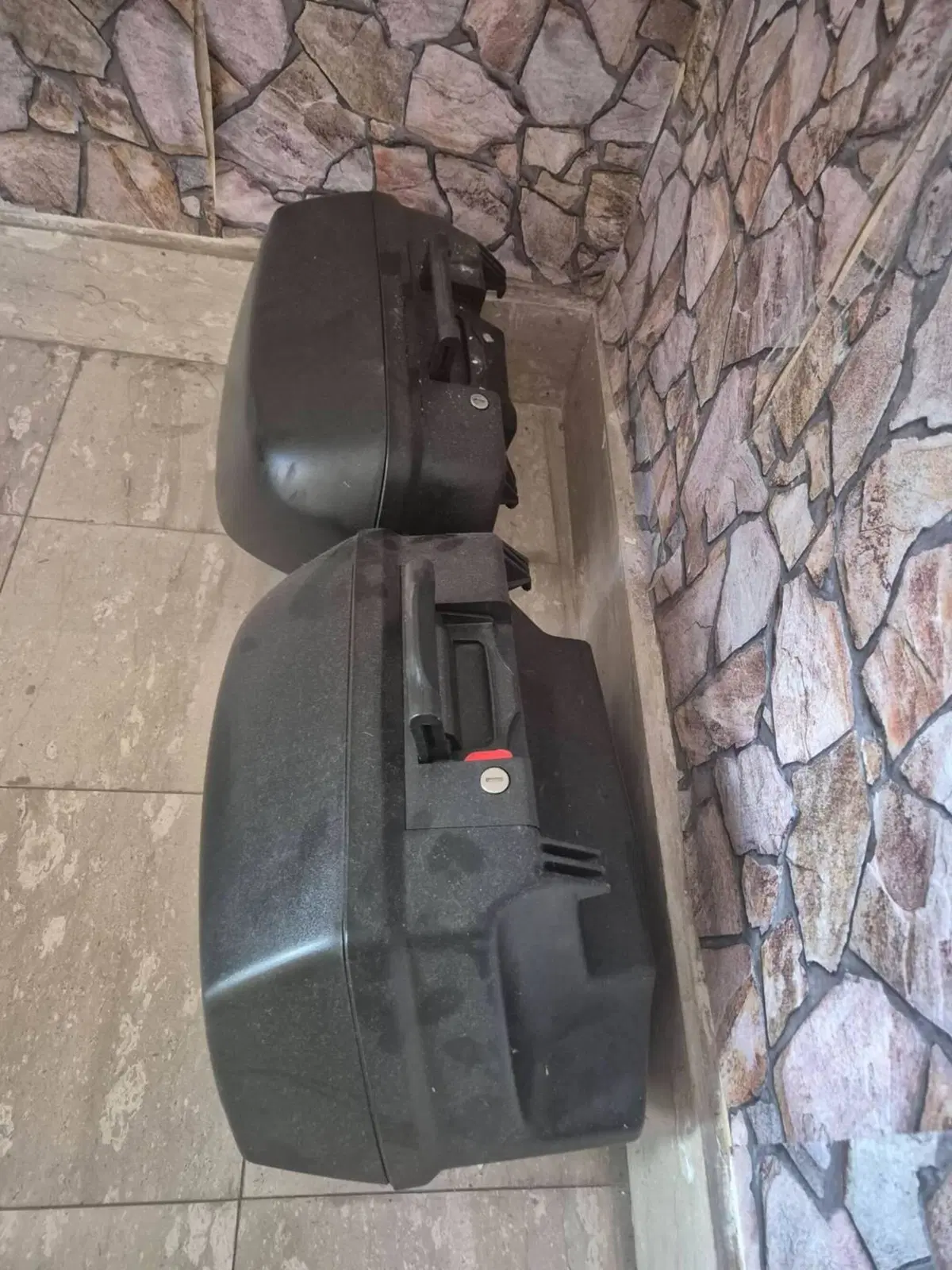 Bauli laterali e posteriori blocco cambio BMW R850 (9)