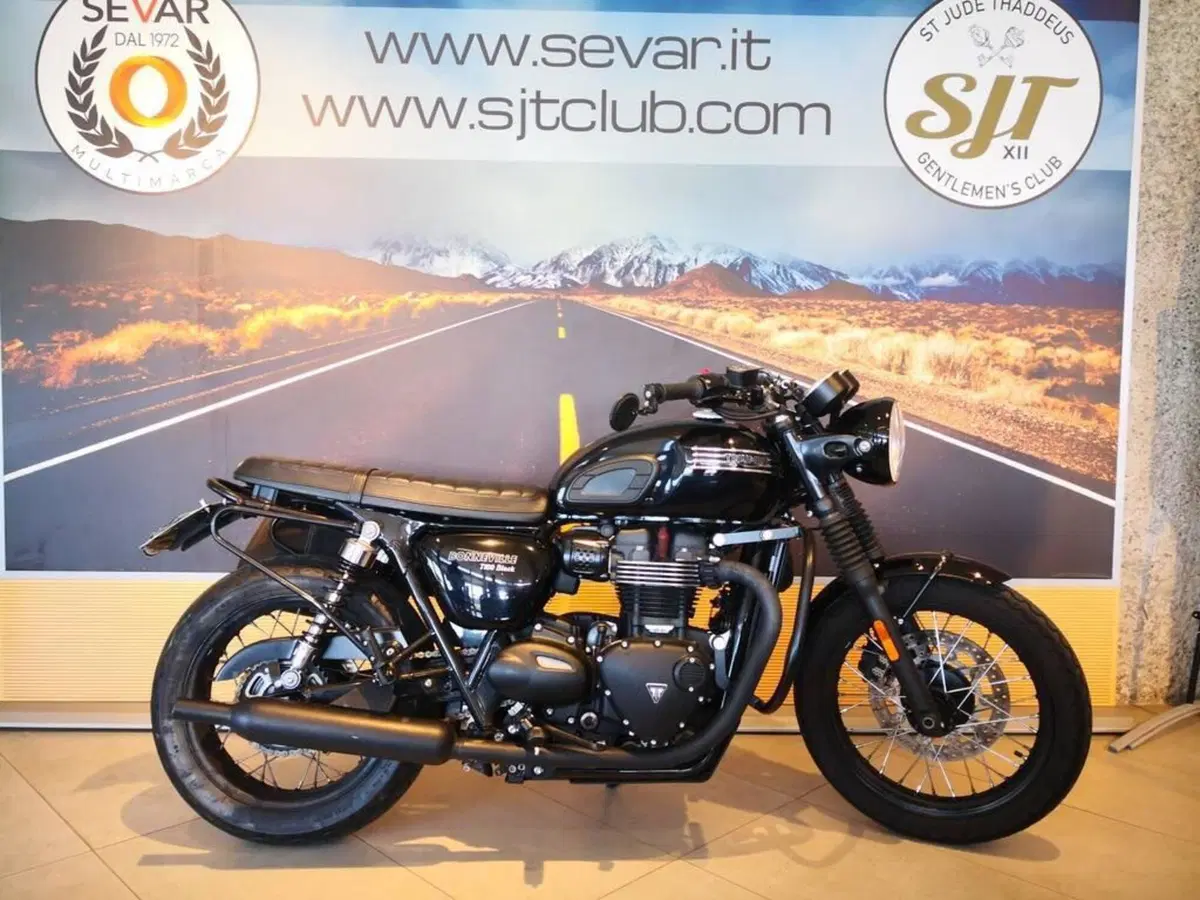 Triumph Bonneville T100 Black (2017 - 20) (2)