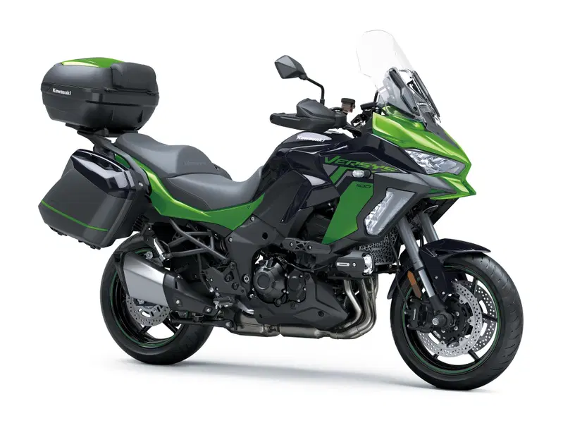 Kawasaki Versys 1100 SE my27 in colorazione Lime Green e allestimento Tourer