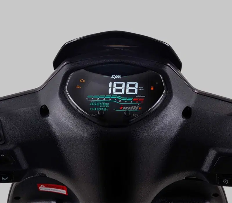 Il nuovo display del Simphony 125i