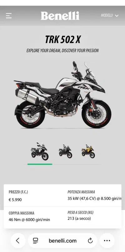 Benelli TRK 502X (2018 - 20) usata