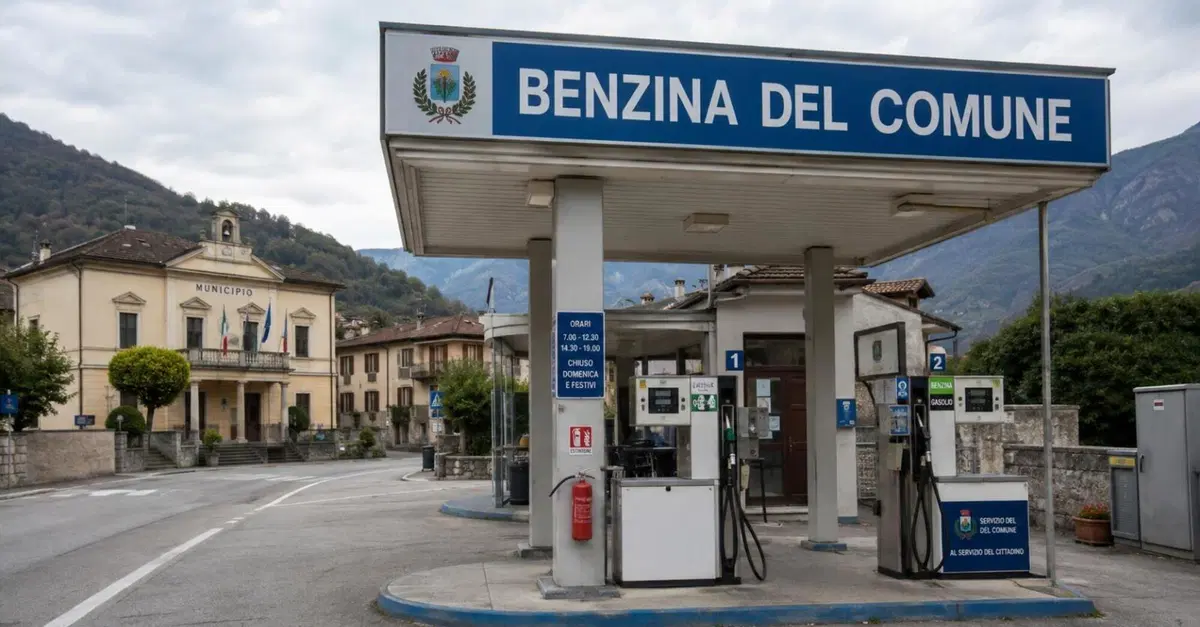 Il distributore comunale fa prezzi convenienti