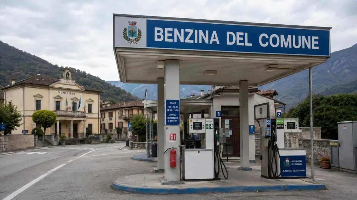 Il distributore comunale fa prezzi convenienti