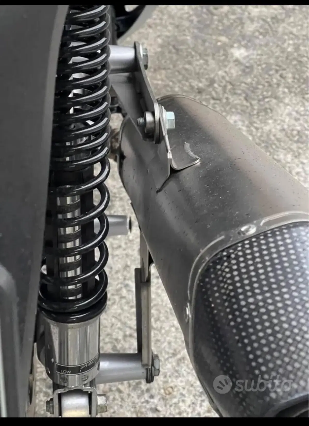 Akrapovic scarico Honda SH300 anno 2017, ha percor (4)