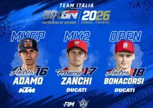 Adamo, Zanchi e Bonacorsi: svelata la formazione che difenderà il tricolore al Motocross delle Nazioni 2026