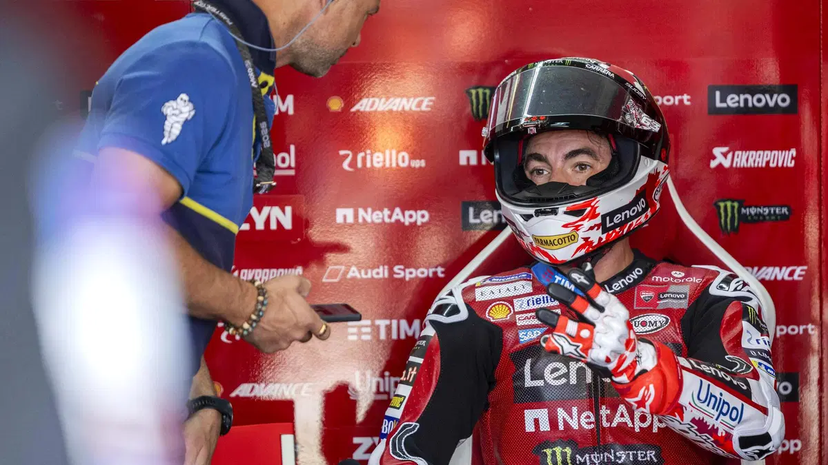 MotoGP 2026. GP di Spagna ad Aragon. Pecco Bagnaia, 13&deg;: "Non sono tornato subito al box, rischiavo di dire cose che non penso. Per fortuna c'&egrave; &Aacute;lex M&aacute;rquez"