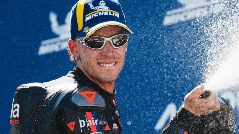 MotoGP 2026. GP di Spagna ad Aragon. Marco Bezzecchi, 3&deg;: "Un weekend fantastico. Mi sarebbe piaciuto battagliare di pi&ugrave; con Pedro Acosta"