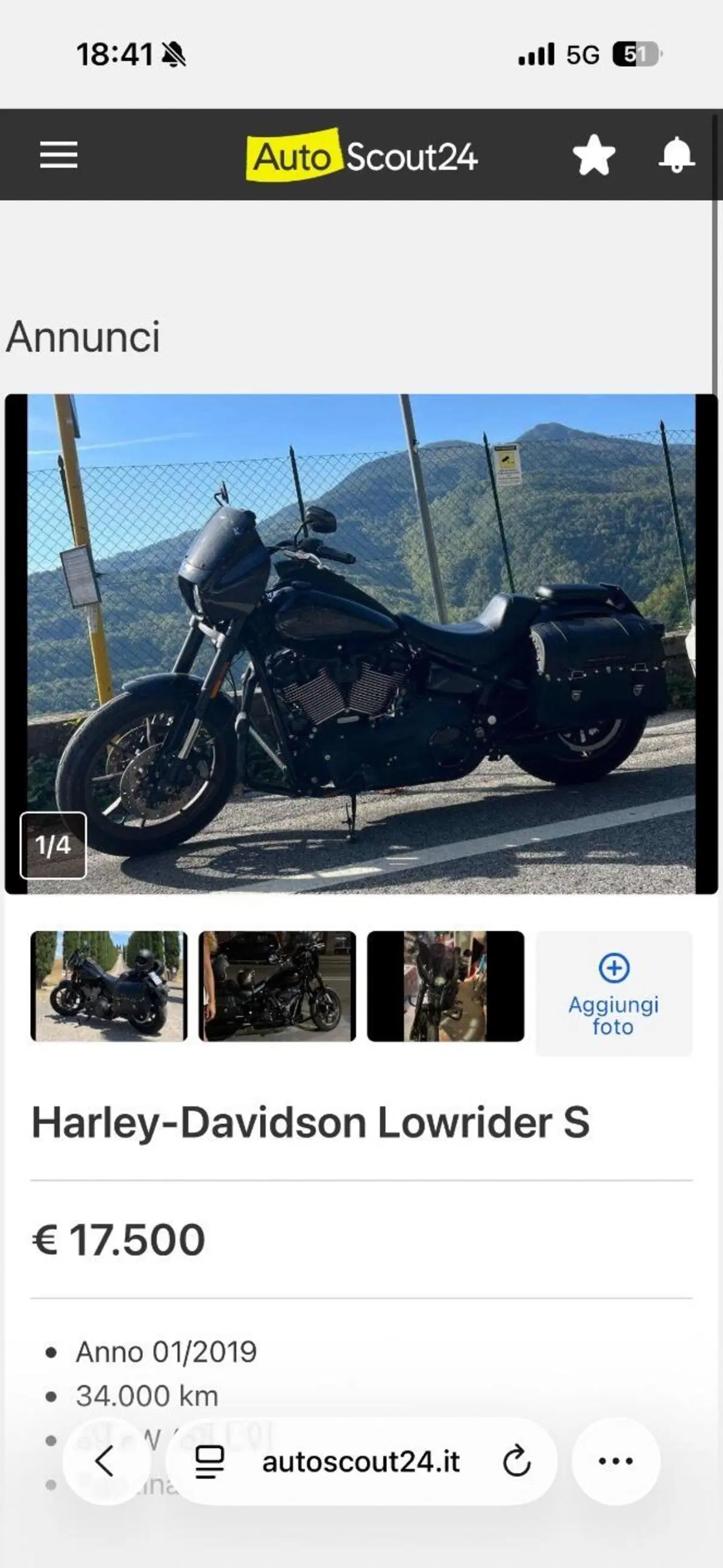 Harley-Davidson 1800 Low Rider S (2016 - 17) - FXDLS