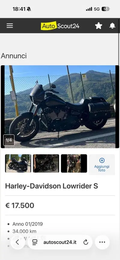 Harley-Davidson 1800 Low Rider S (2016 - 17) - FXDLS usata