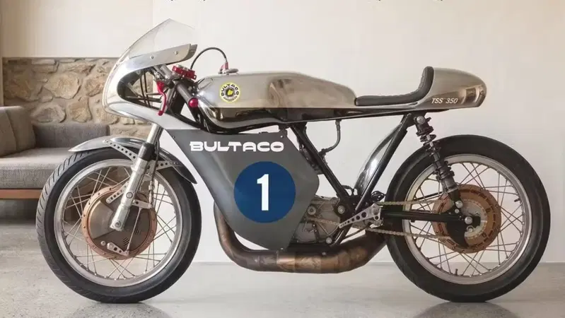 Una Bultaco TSS 350