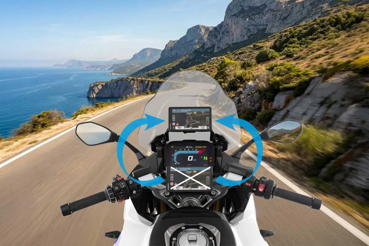 Con Wunderlich sulla BMW R 1300 RS la navigazione cambia prospettiva