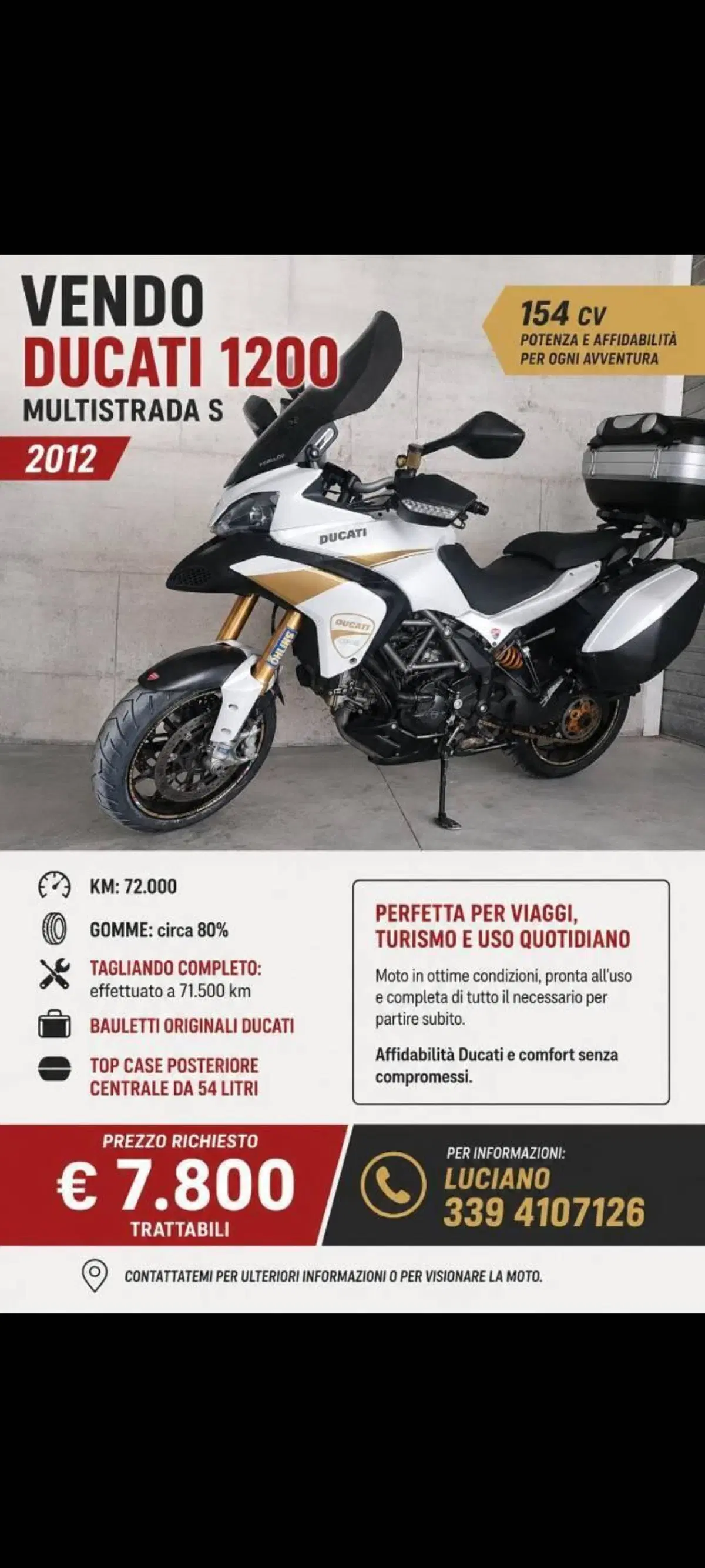 Ducati Multistrada 1200 ABS (2010 - 12)