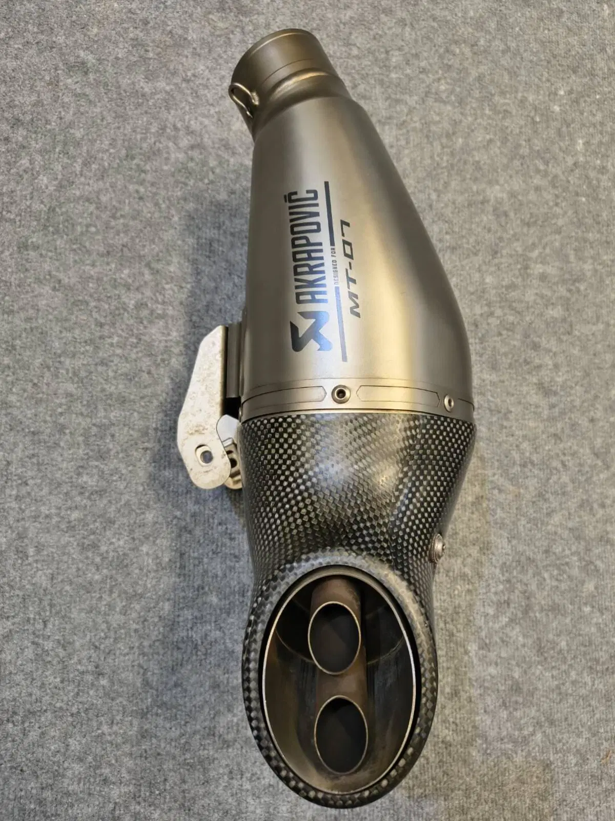 Impianto di scarico completo Yamaha Akrapovic MT07 (5)