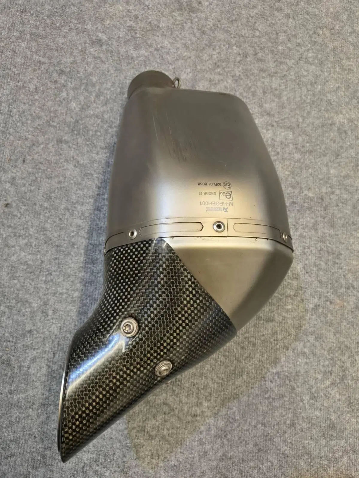 Impianto di scarico completo Yamaha Akrapovic MT07 (8)