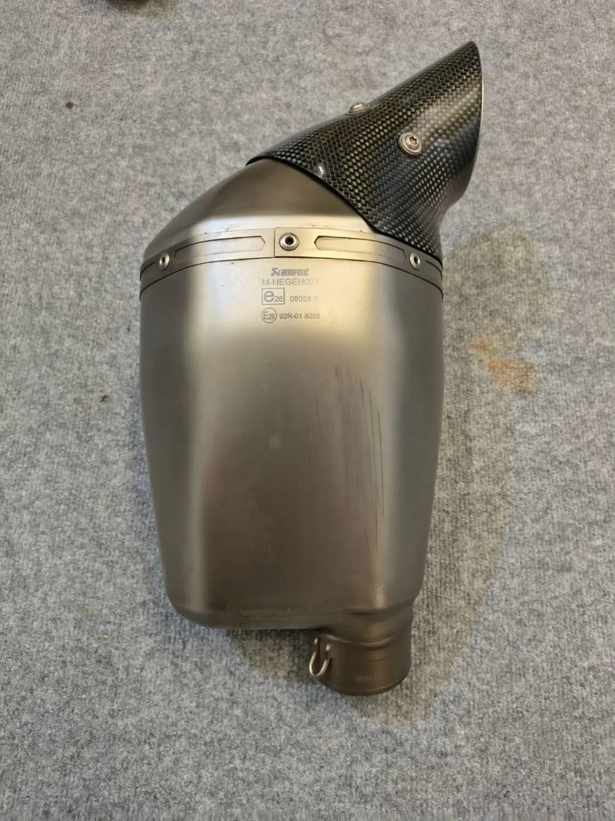 Impianto di scarico completo Yamaha Akrapovic MT07 (9)