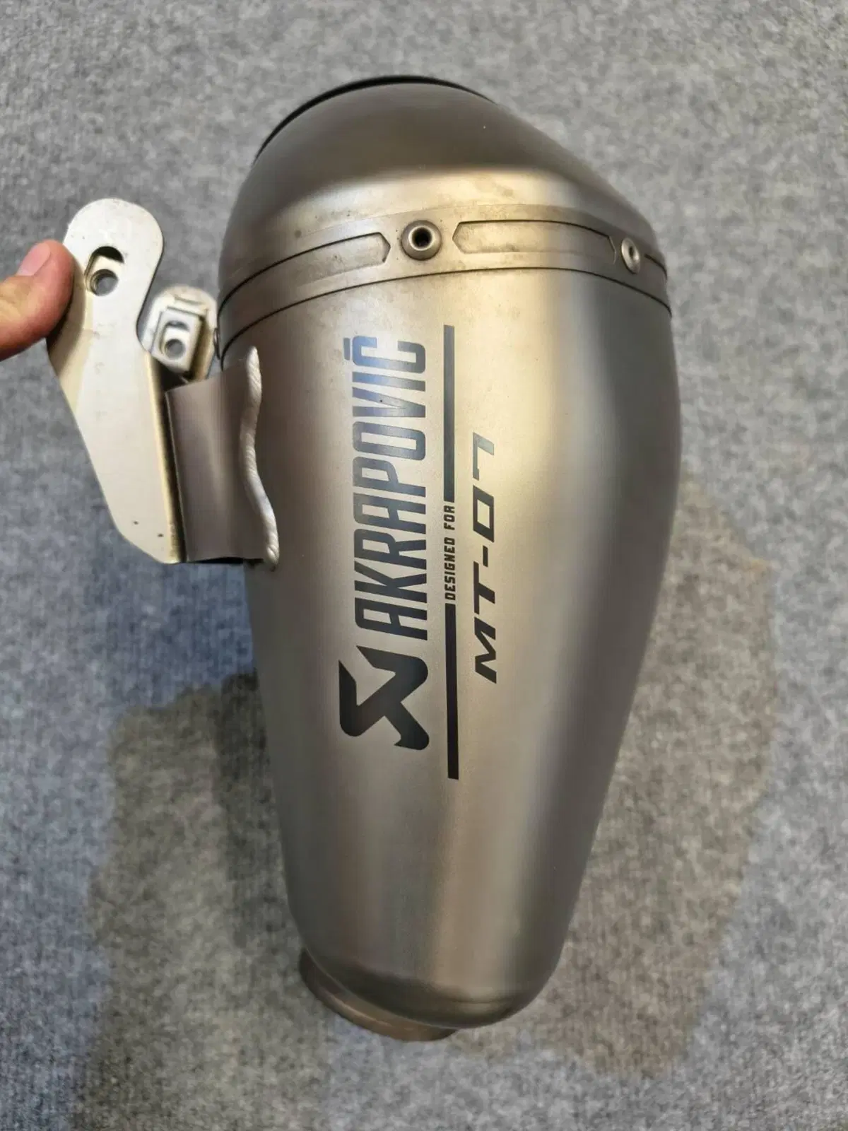 Impianto di scarico completo Yamaha Akrapovic MT07 (6)