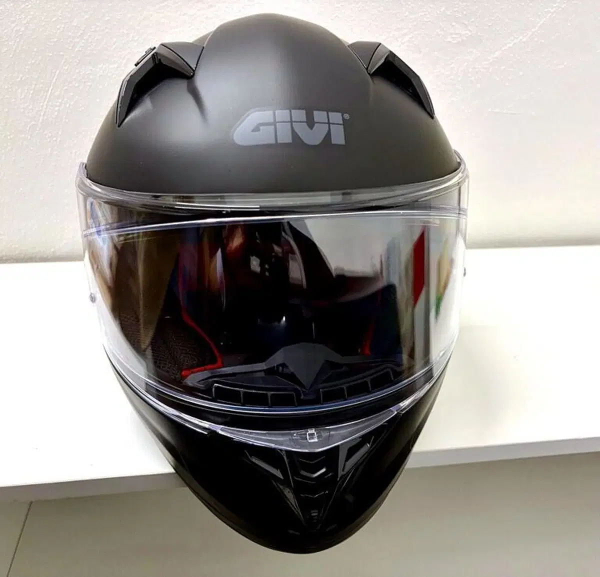 GIVI 50.9 Sport, casco integrale nero opaco, tagli (2)