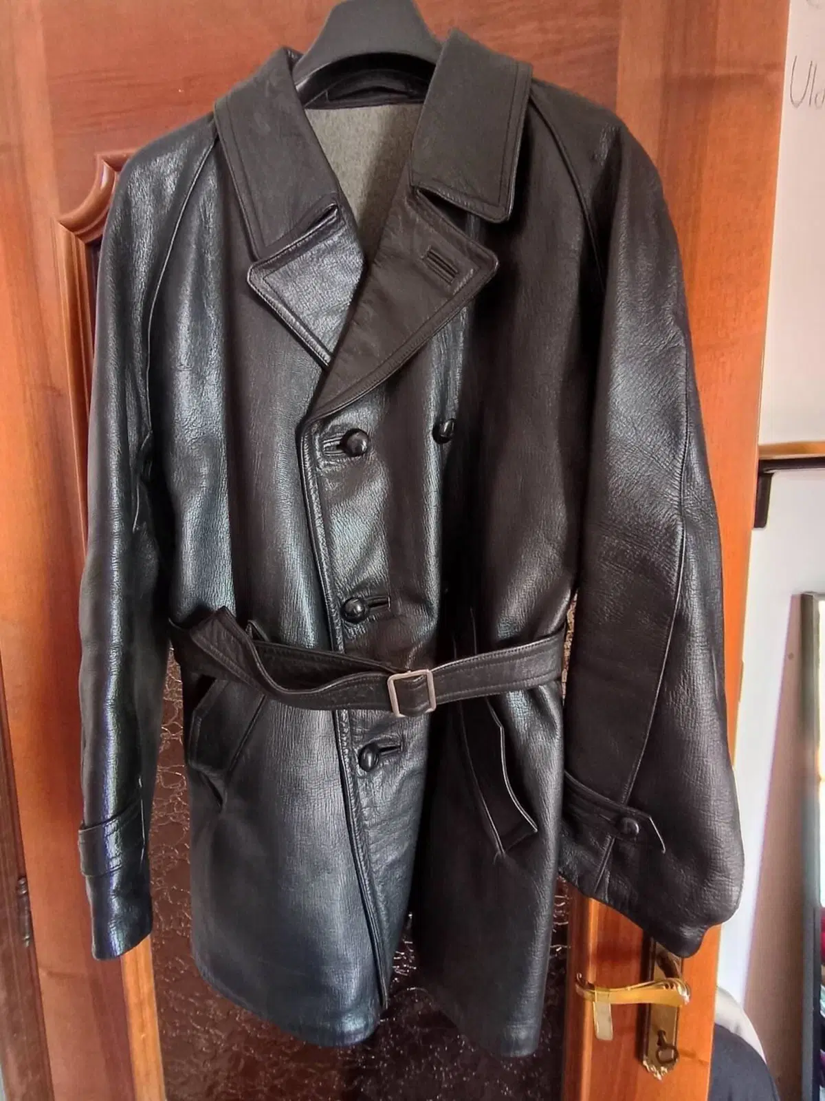 Giacca moto pelle anni 50 Artigianale
