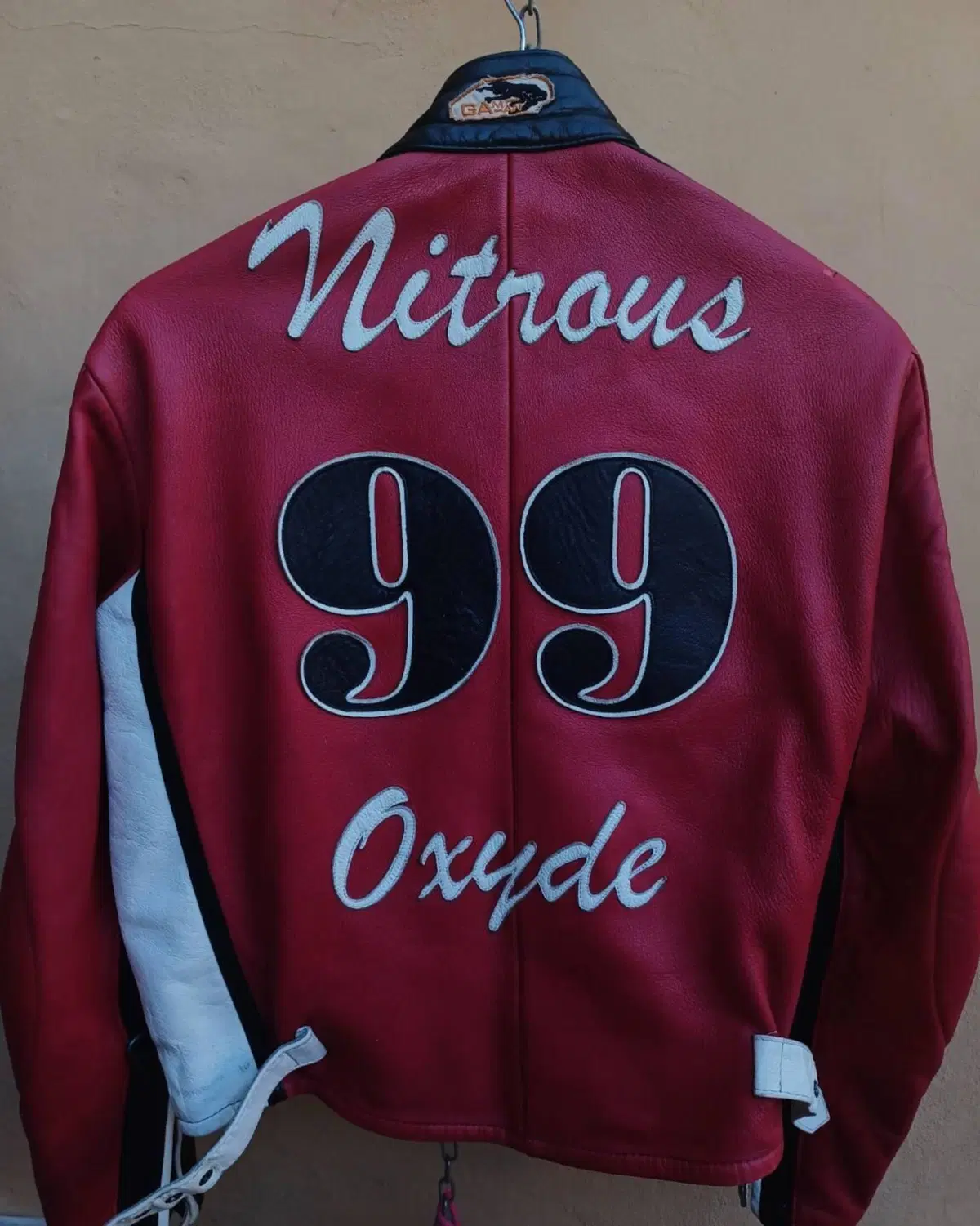 Giubbino moto vintage marca Gaman iconico brand it